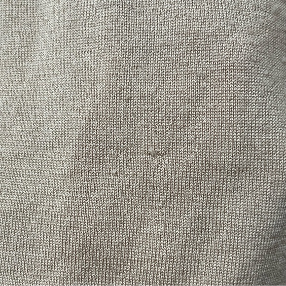 Philippe Adec Women's V-Neck Sweater in Camel Brown - Picture 8 of 8